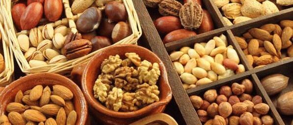 Nueces para la alimentación