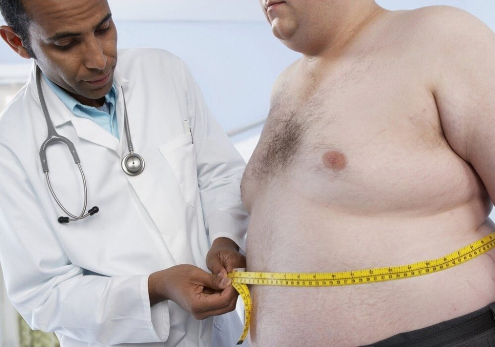 La obesidad es la causa de la baja potencia y un motivo para consultar a un médico.